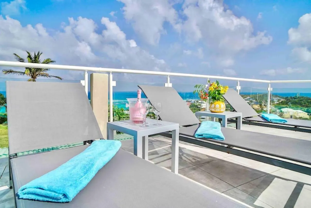 V5 Between Sky And Sea, Caribbean Magical View Oyster Pond Sint Maarten
